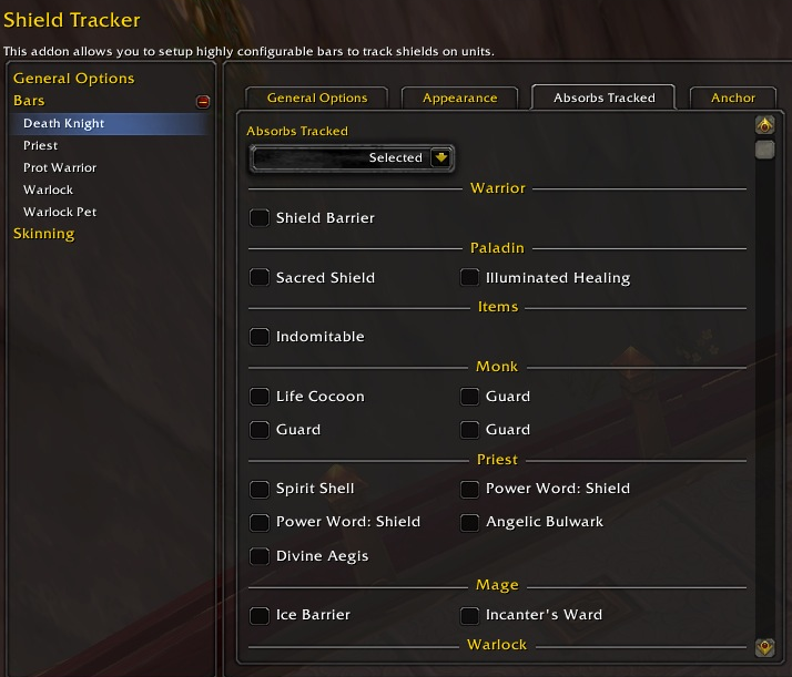 Shield Tracker