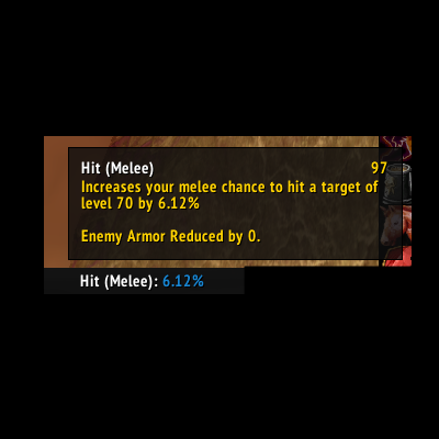 ElvUI Datatext Hit Melee (correction)