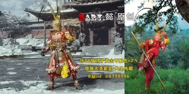 1986 年《西游记》中的大圣陶纹理风格