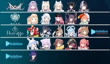Hololive成员玩家交换