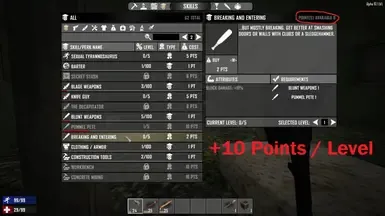 Markyz13 每级更多技能点 (A21-V1.3)