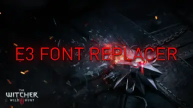 E3字体替换器