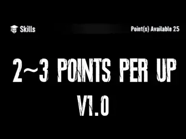 每升一级获得2点 V1.4