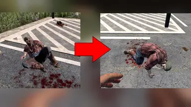 将僵尸击倒动画替换为跪地