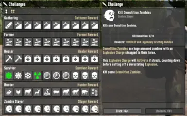 苍白骑士可达成挑战模组 V1.0