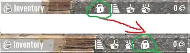 锁定图标位置变更