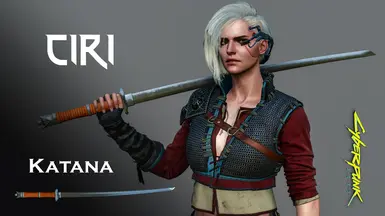 1
Ciri Cyberpunk 2077 Witcher Katana