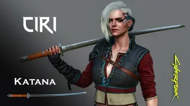 1
Ciri Cyberpunk 2077 Witcher Katana
