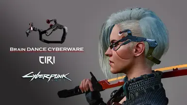Ciri的脑舞赛博装备头饰。