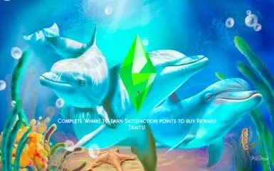 海豚三重奏在海底