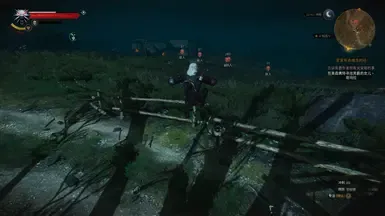 在猎魔人感官状态下跳跃
