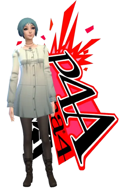 女神异闻录3 山岸风花 DMN套装 P4竞技场服装