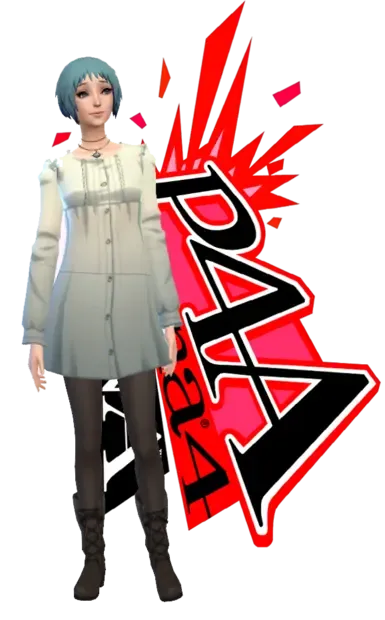 女神异闻录3 山岸风花 DMN套装 P4竞技场服装