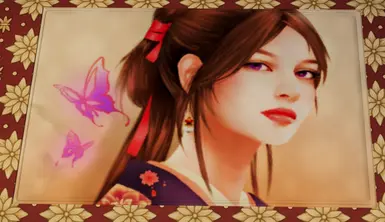 艺妓绘画和地毯