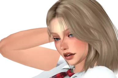 害羞的女学生