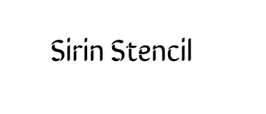 Sirin 模板字体