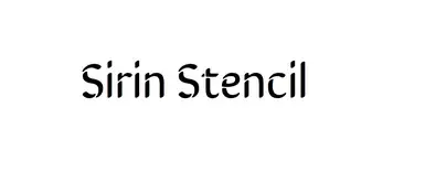 Sirin 模板字体