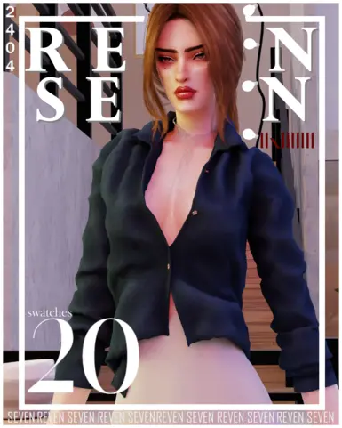 女士卷袖长袖开扣衬衫