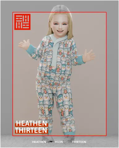 幼儿舒适合身华夫格连体衣