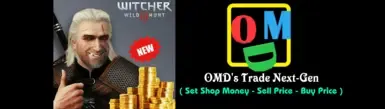 OMD的下一代交易（设置商店金钱 - 出售价格 - 购买价格）