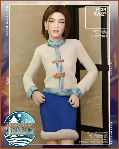 女孩仿皮扣饰前襟冬季毛绒夹克