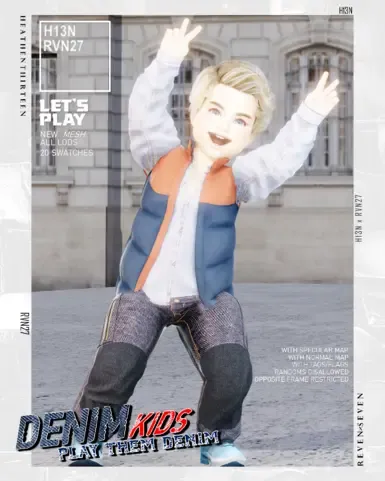 幼儿羽绒马甲
牛仔长袖衬衫