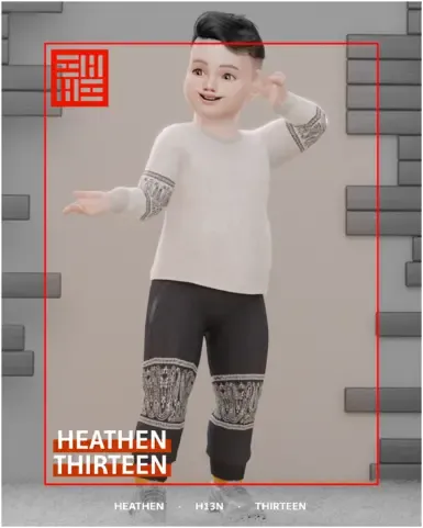 幼儿拼布长袖套头运动服