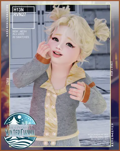 幼儿双珍珠纽扣仿毛皮短款夹克