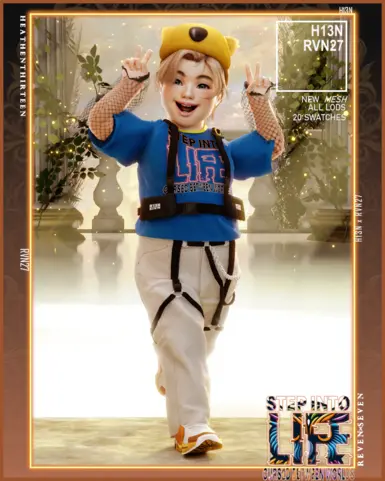 幼儿网络战术背心网眼图案上衣
