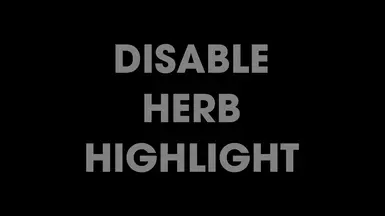 禁用草药高亮