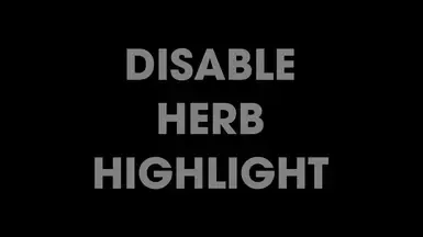 禁用草药高亮