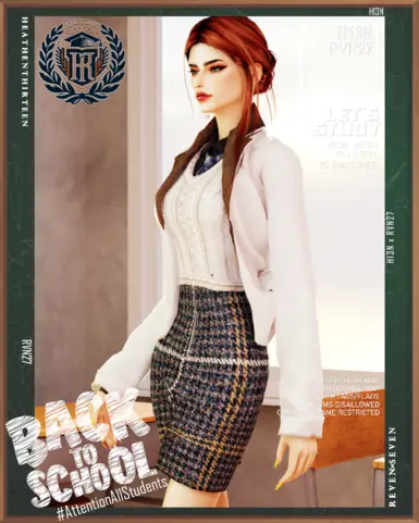 女式皇家铅笔裙冬季校服