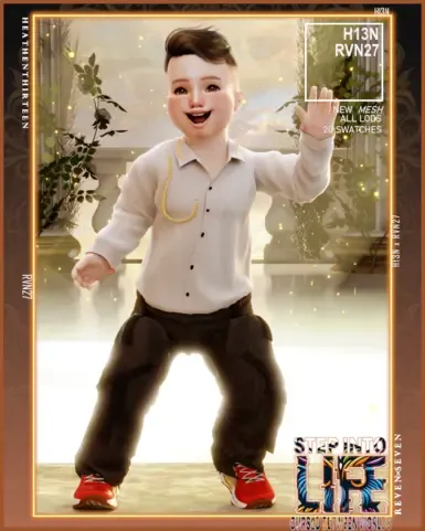 幼儿科技风战术尼龙带赛博朋克长裤