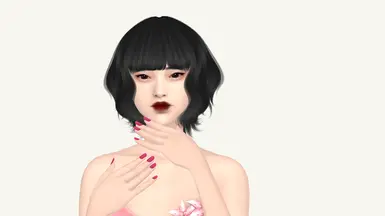 甜美指甲