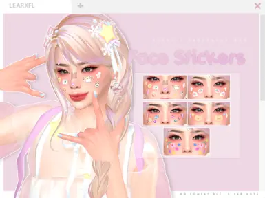 Learxfl 面部贴纸