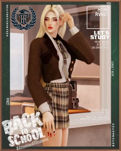 女式奢华百褶侧裙冬季校服