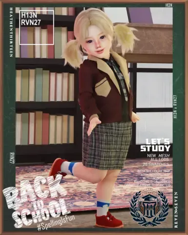 幼儿奢华百褶侧裙冬季校服(女款)