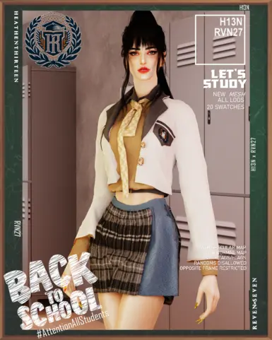 冬季女式双褶裙校服