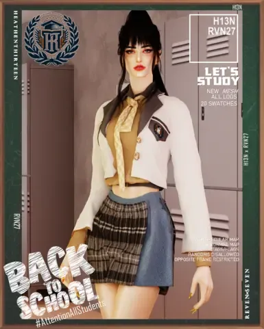 冬季女式双褶裙校服