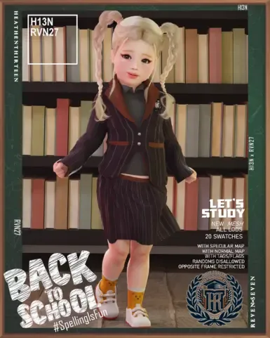 幼儿专属百褶冬季校服裙(女款)
