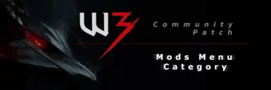社区补丁 - Mods菜单分类(经典版与次世代版)