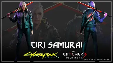 Ciri 赛博朋克2077 武士服装