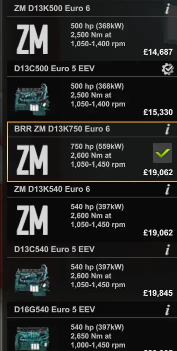 750 马力 Zeemods 沃尔沃 D13K