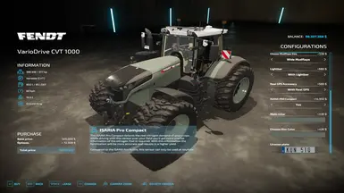 FS22 芬特VarioDrive无级变速拖拉机