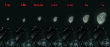 克里兹玛 月球大小调整