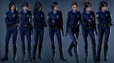艾达 - 摩托车女警与卡普空发型合集