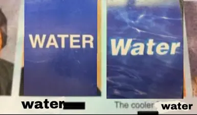 冰冷的水