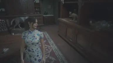 克莱尔的可爱中式连衣裙