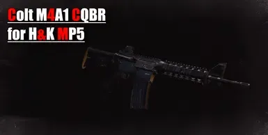 《生化危机3》中的柯尔特M4A1替换为HK MP5