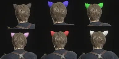 猫耳与狼尾重着色